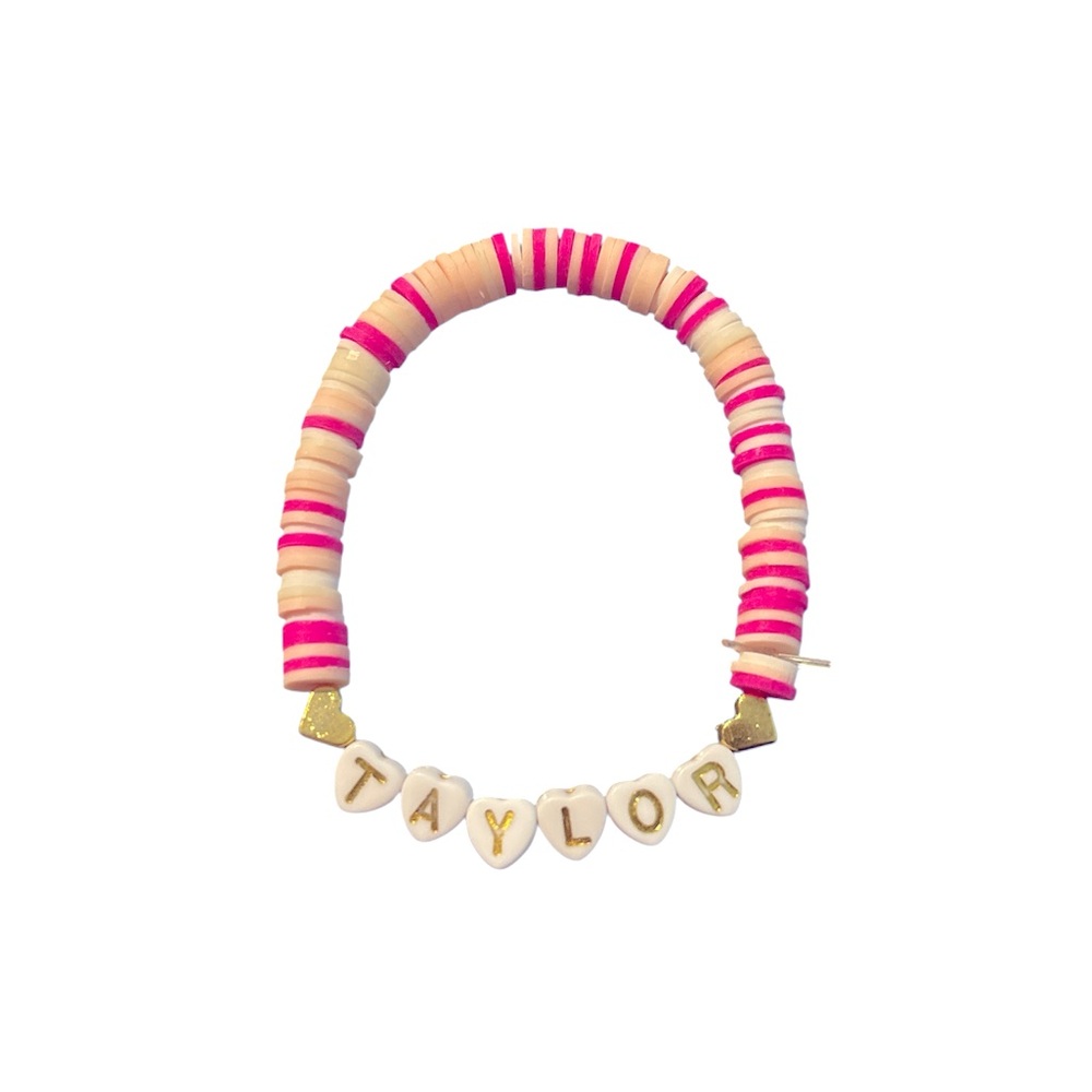 Taylor stretch bracelet - gold hearts